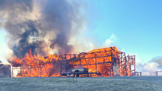 Fire Won’t Hold Back this Farming Family